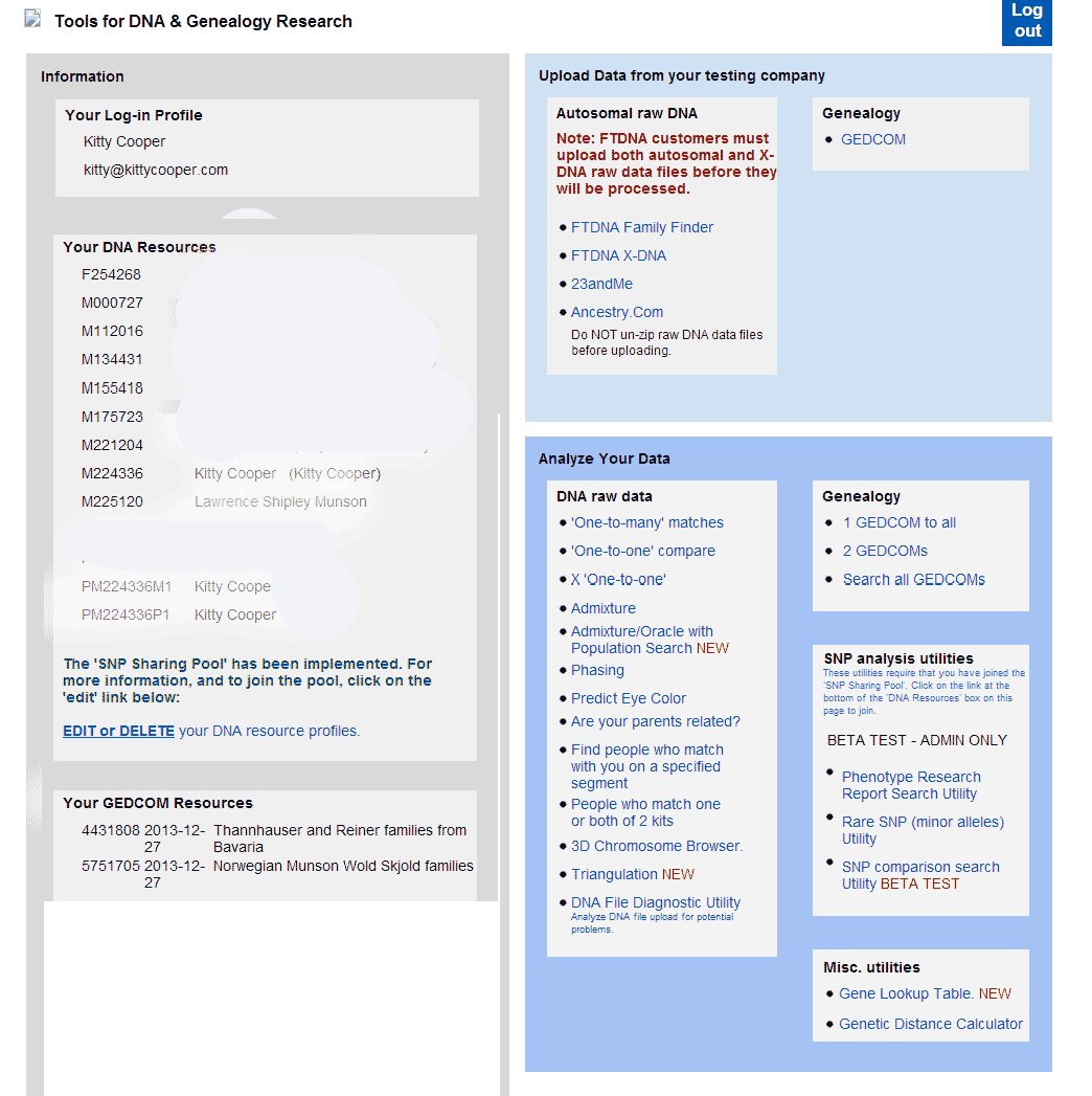 Login page gedmatch Gedmatch Frequently