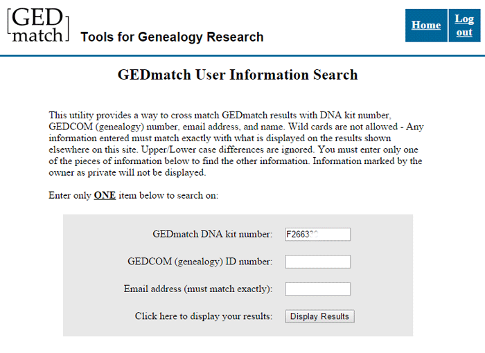 GEDmatchUserSearchForm