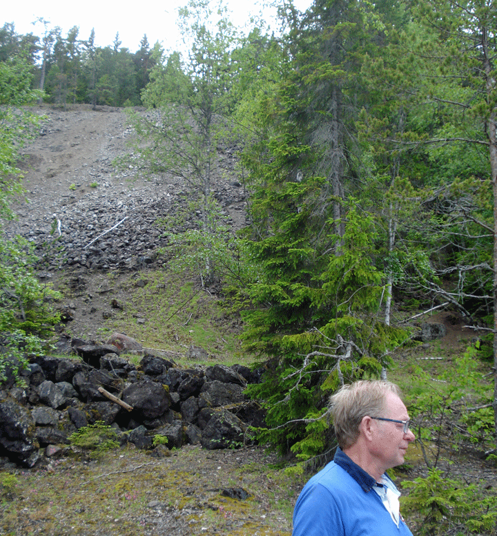 Bjørn Erik and poisoned mine area
