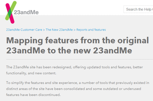 Update23andme